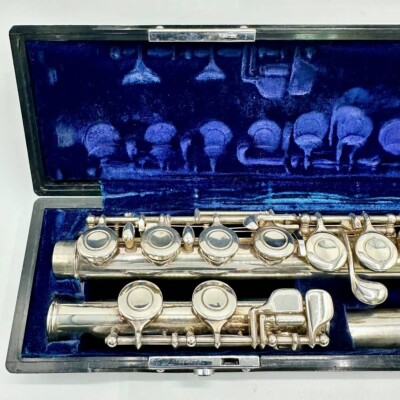 ト*可様 【ヴィンテージ】日管 フルート YFL-31 ケース&純銀製パーツ付き YAMAHA YFL-31 Sterling Silver Flute Head Tube Flute with