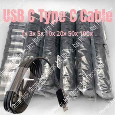 USB C Type C Fast Charger Cable Adapter Cord Lot For Android Samsung  iPhone 15