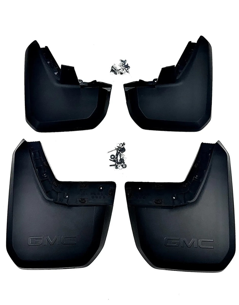 2023-2024 GMC Canyon Front & Rear Molded Splash Guards Black