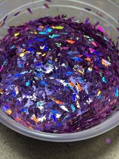 50G Solvent Resistant Holographic Lighting Glitter Nail Art Face Crafts