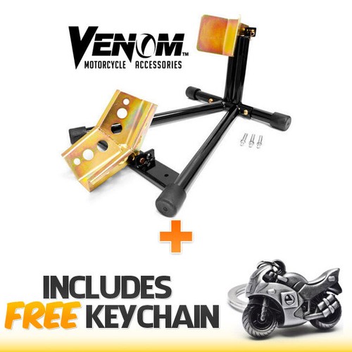 Venom Motorcycle Wheel Tire Chock Selflocking Stand Chocks+Sportbike