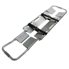 LINE2design Scoop Stretcher - EMS Medical Lightweight Aluminum Portable - Silver