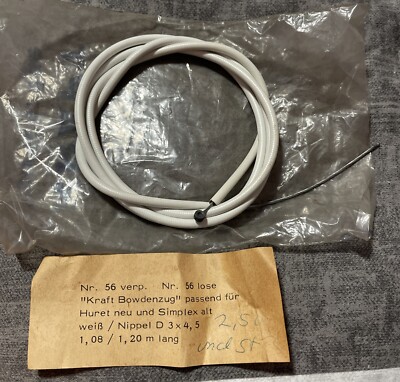 Kraft Nr. 56 Seilzug Bowdenzug Für Huret Und Simplex Oldtimer Fahrrad Neu