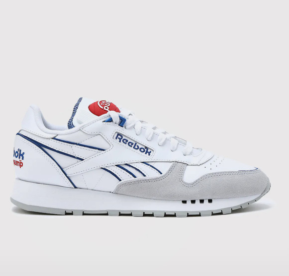 Reebok Classical Leather Pump Gray Blue Shoes GW4727