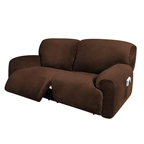 ULTICOR Extra-wide 75–100" 2-seater reclining slipcover 6-piece velvet chocolate
Opens in a new wind