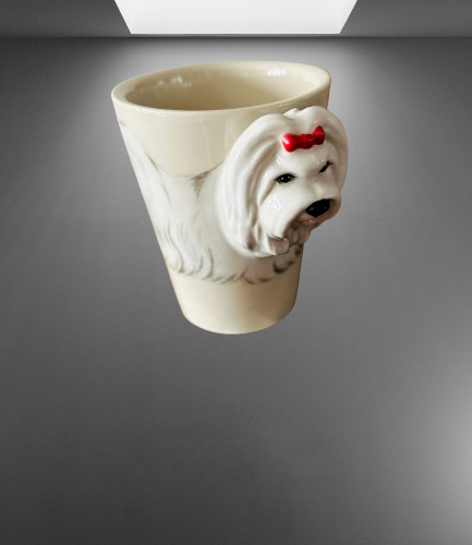 apilco large coffee cups Apilco - Bistro (Green & Gold) main image 0