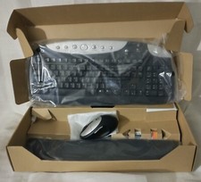 Logitech 967496-0403 2-Tone RF Wireless Slim Cordless Rchrgbl. Keyboard w/ Mouse