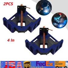 2 Pcs Right Angle Clamp, 90 Degree Holder Welding Clamp, 4" Jaw Welder Welding.