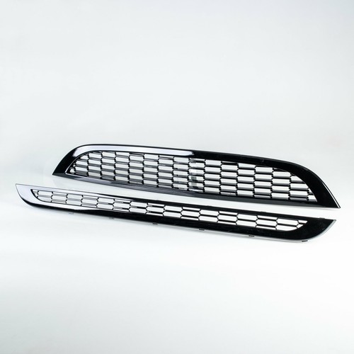 Glossy Black J Style Front Mesh Grille For Mini Cooper S ONE R50 R52 ...
