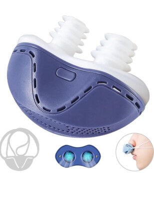Stop Snore Aid Stopper Micro Electric Noise Anti Snoring Device Sleep Apnea