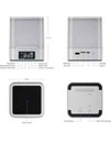 Vicsoon Alarm Clock Bed Lamp Night Light Bluetooth Multi Color Speaker - NEW — photo 7