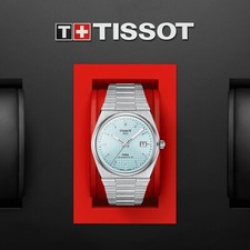 NEW TISSOT PRX POWERMATIC 80 ICE BLUE 40MM WATCH T137.407.11.351.00 5