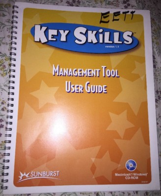 Sunburst Key Skills Version 1.1 Management Tool User Guide 