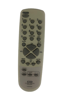 CCD 07640DW20A OEM Original Closed Caption Decoder Replacement Remote Control