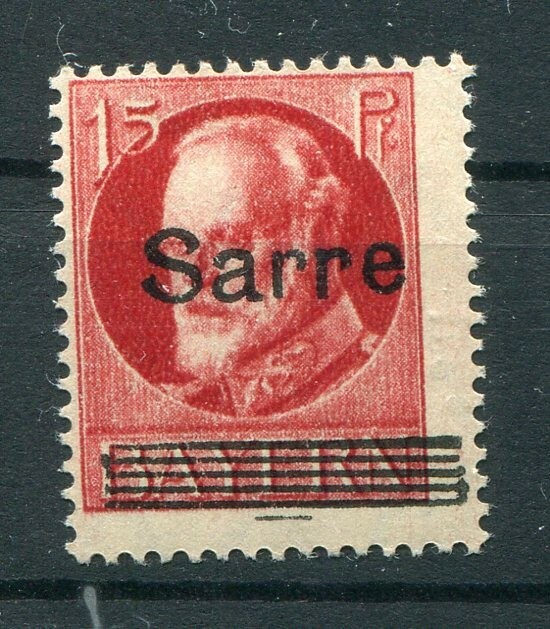 Saar 20c Pfdii Abart Mnh Postfrisch Bpp (Z6000