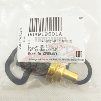1Pcs OEM 2 Pins 06A919501A Coolant Temperature Sensor&O-Ring for Volkswagen Audi