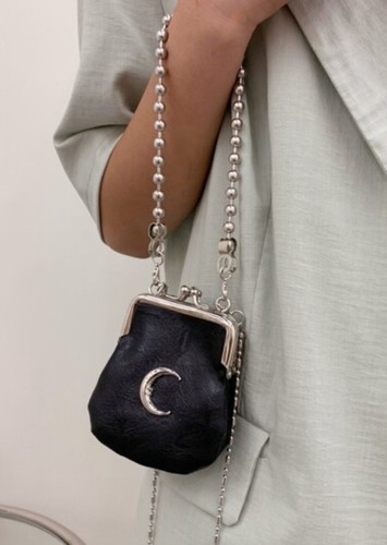 Bolso Funda Pequeña Gótico Urbano Calle Chic Oculto Punk Luna Lunar Cadera - Imagen 3 de 17
