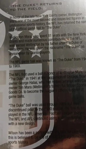 NOS NFL Authentic Game Football THE DUKE Super Bowl XLV Packers Steelers ~Fading - Picture 16 of 19