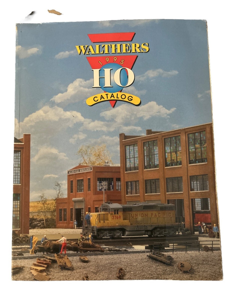 Vintage Model Railroad Walthers HO Reference Book Catalog Train 1995 - Main Image