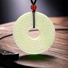 White Natural Real Jade Pendant Necklace Designer Luxury Charm Gift Gemstones