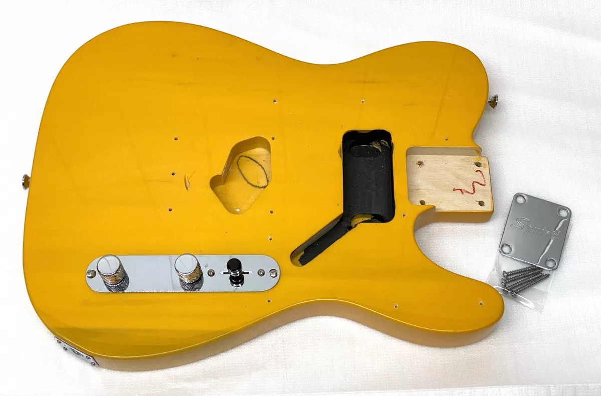 GENUINE Fender Squier TELE BODY Butterscotch Blonde Electric Guitar Telecaster