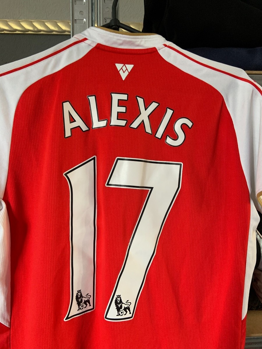 Arcenal Puma Soccer Jersey Alexis #17 Size M | eBay
