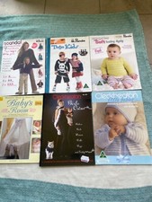 Vintage Craft Knitting Babies Kids Women DIY Magazine Books x 6 Value Pack SALE