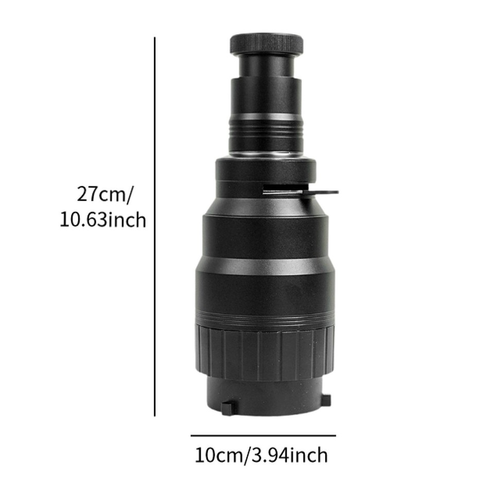 Conical Optical Snoot Adjustable Portraits 21 Gobos Spotlight Snoot