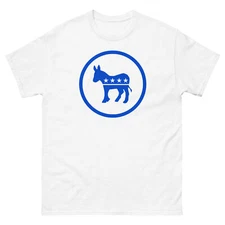 Democratic Party Logo Vote Blue Unisex T-Shirt