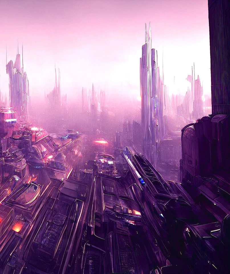 Connecting the Martian Cities - Digital NFT 13 Custom NFTArt For Sale 1/1 token - image 3 of 3