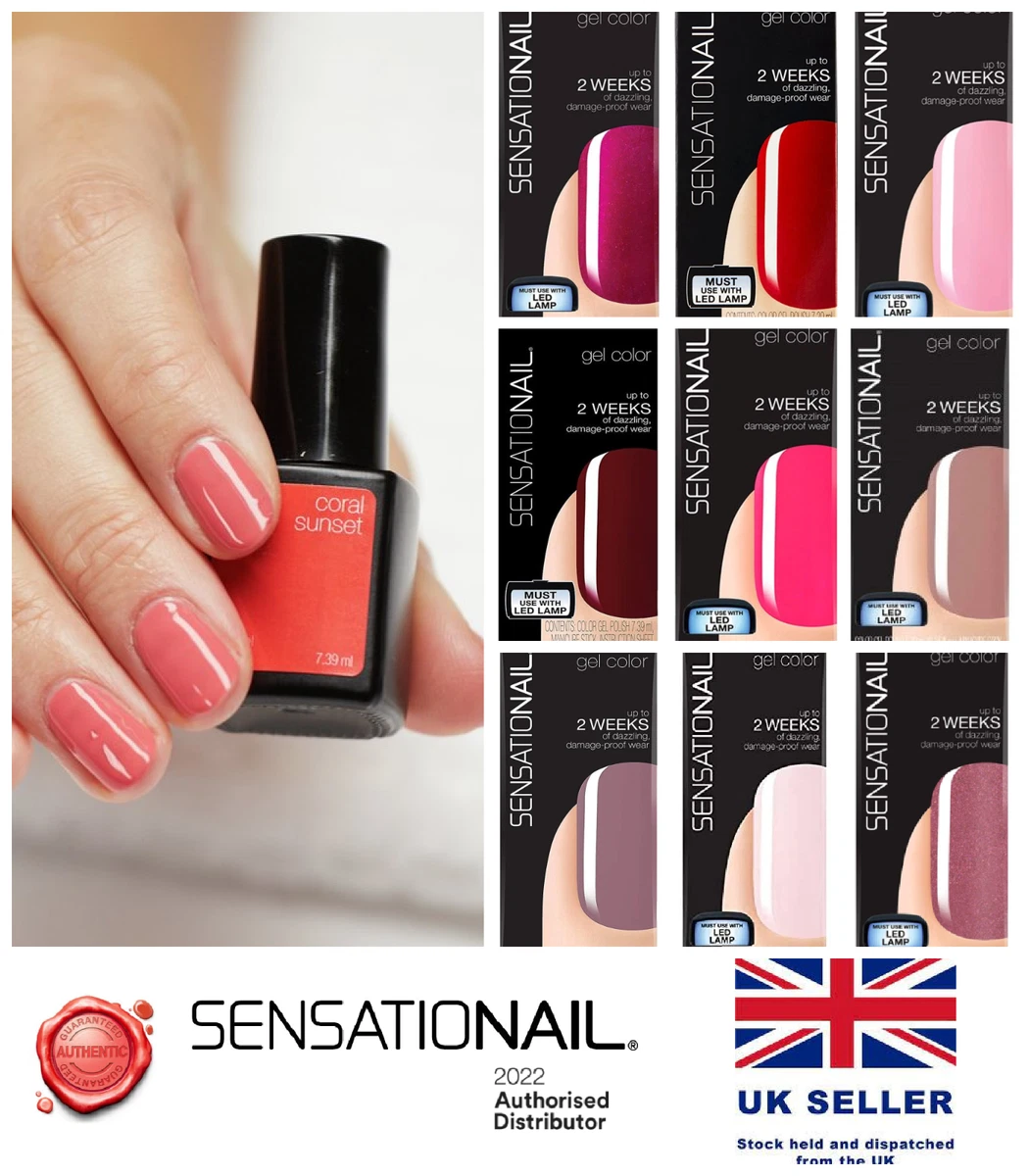 Gel Nail Polish SensatioNail LED Damage Proof Lasts for up to 2