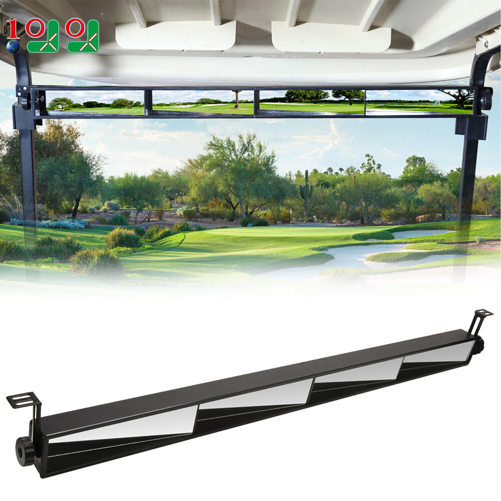 Golf Cart 4-Panel Rear View Mirror for Yamaha Club Car EZGO,