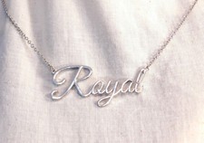 17"-20" Silvertone ROYAL Necklace by NY Co, Good Condition