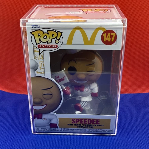 Funko Pop! SPEEDEE #147 McDonalds Ad Icon In Hard Acrylic Scratch Resistant Case