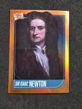 2021 Super Products, Pieces Of The Past, Sir Isaac Newton, Orange, # 45