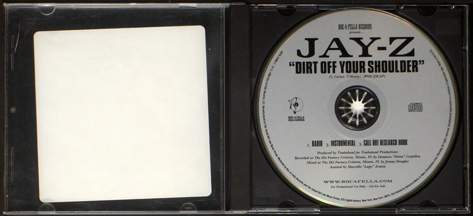 Jay Z - Dirt Off Your Shoulder (single) CD [08] USA Foto 3 de 3