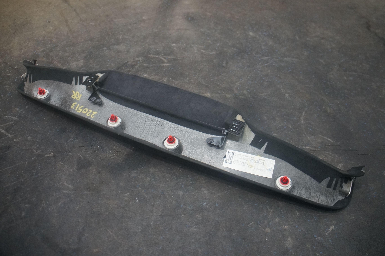 Rear Trunk Lid Lift Gate Trim Panel Black Alcantara OEM Ferrari FF 2014
