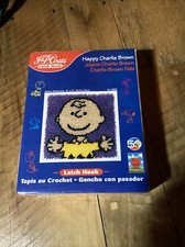 Charlie Brown Latch Hook J P Coats Kit Peanuts 50th Celebration 13 X 13 25083