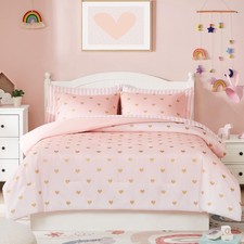 Queen Comforter Set with Sheets for Girls-7 Pieces Queen Bedding Sets with Pi...