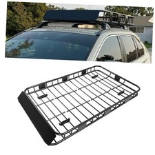 64" x 39" x 5.1'' Universal Roof Rack Cargo Carrier Basket 67" x 39" x 5.1