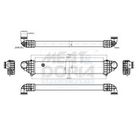 Meat & Doria LadeluftküHler LLK FüR Volvo V50 2.4 T5 S40 II 545 MW 544 533