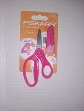 Fiskars Pointed-Tip Kids School Scissors 5 in. with Sheath; Pink