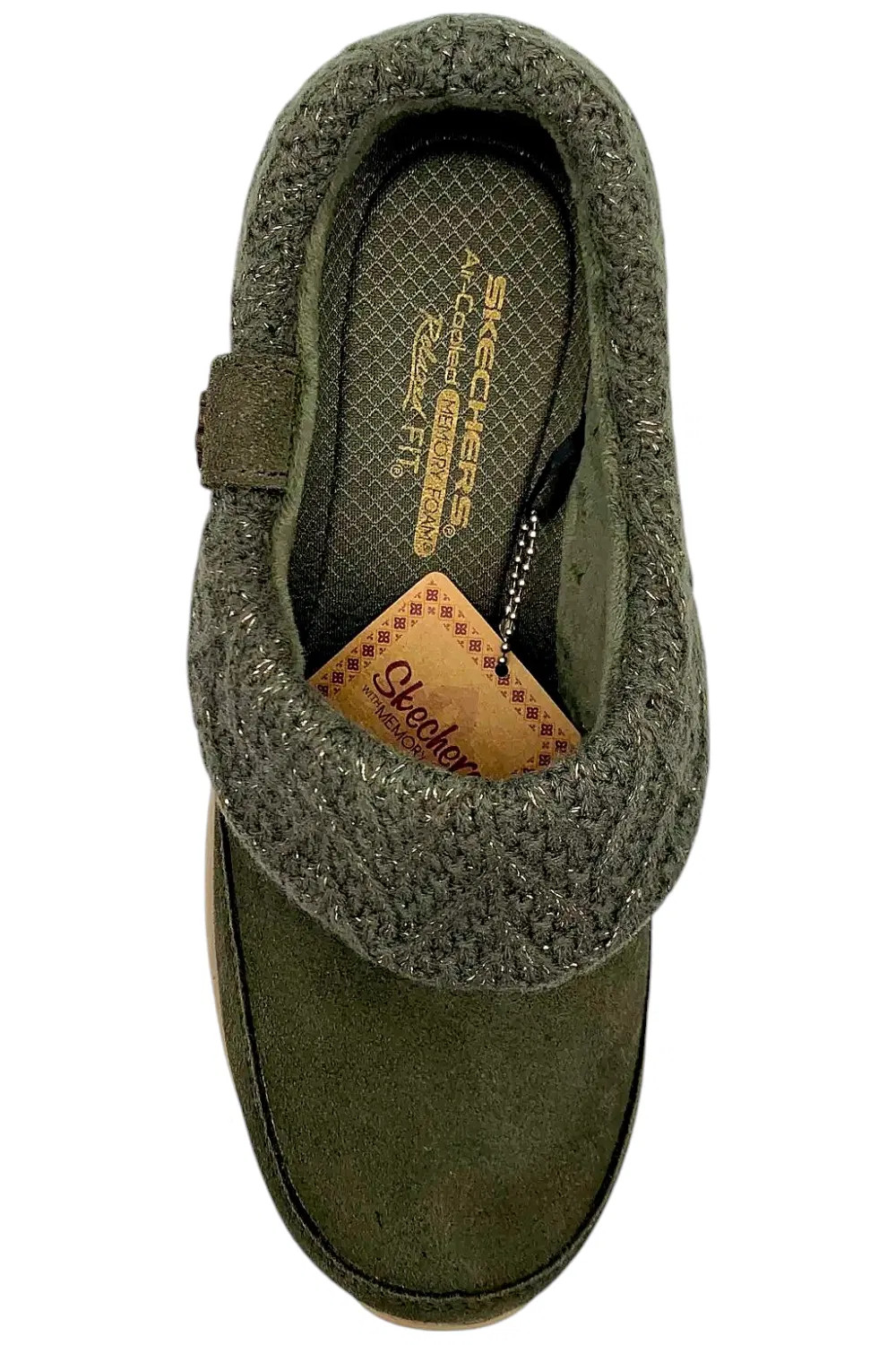 Skechers Women's Easy Going Water-Repellent Suede Clogs Olive | eBay
