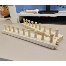 Wooden Loom Frame for DIY Throw Blankets Yarn Craft Beginner Friendly