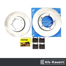 Sebro Bremsscheiben voll Bremsbeläge SET VORNE passend für Porsche 911 65-68 912