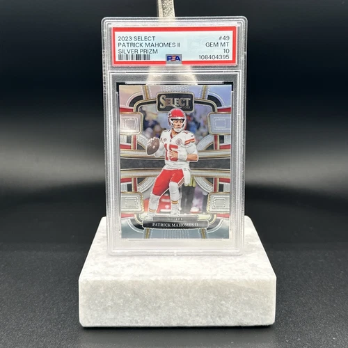 2023 Panini Select - Patrick Mahomes II Silver Prizm Kansas City Chiefs PSA 10