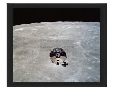 APOLLO 10 COMMAND AND SERVICE MODULES FROM LUNAR LANDER 1969 8X10 FRAMED PHOTO