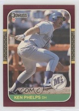 1987 Donruss Opening Day Box Set Ken Phelps #118 0f3j