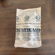 Genuine Military Issue MRE with 2027 inspection Meals Ready To Eat From Case A