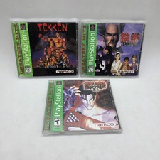 Tekken 1, 2, 3 Sony PlayStation PS1  Greatest hits Trilogy Complete CIB Tested 